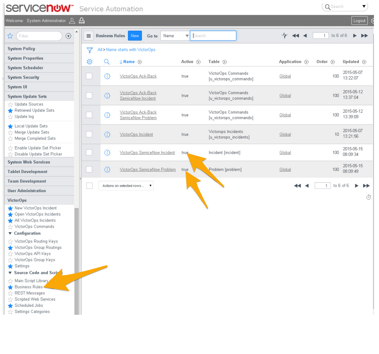 ServiceNow Integration Guide VictorOps Knowledge Base
