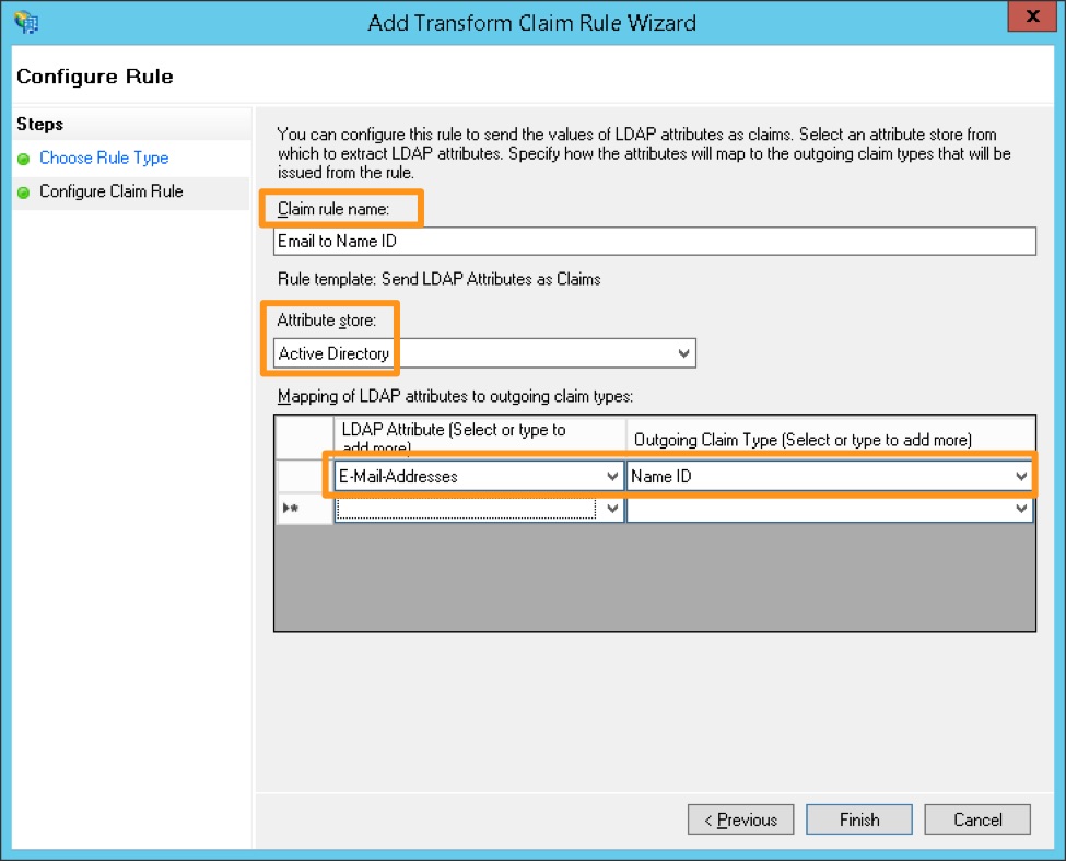 ADFS SSO Setup 11