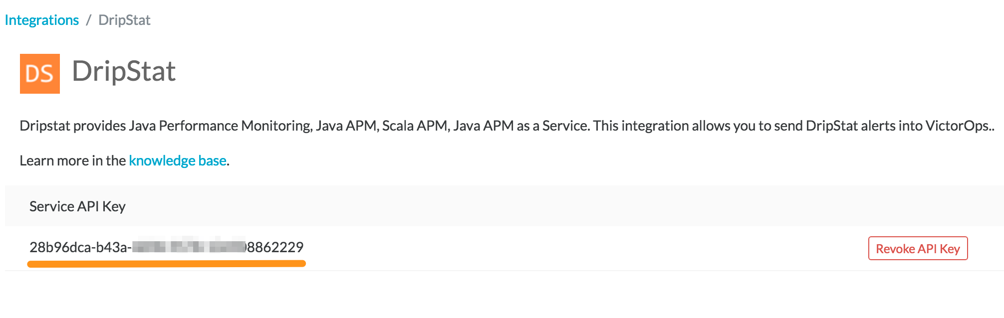 DripStat Integration Guide Splunk On Call Splunk On Call Software