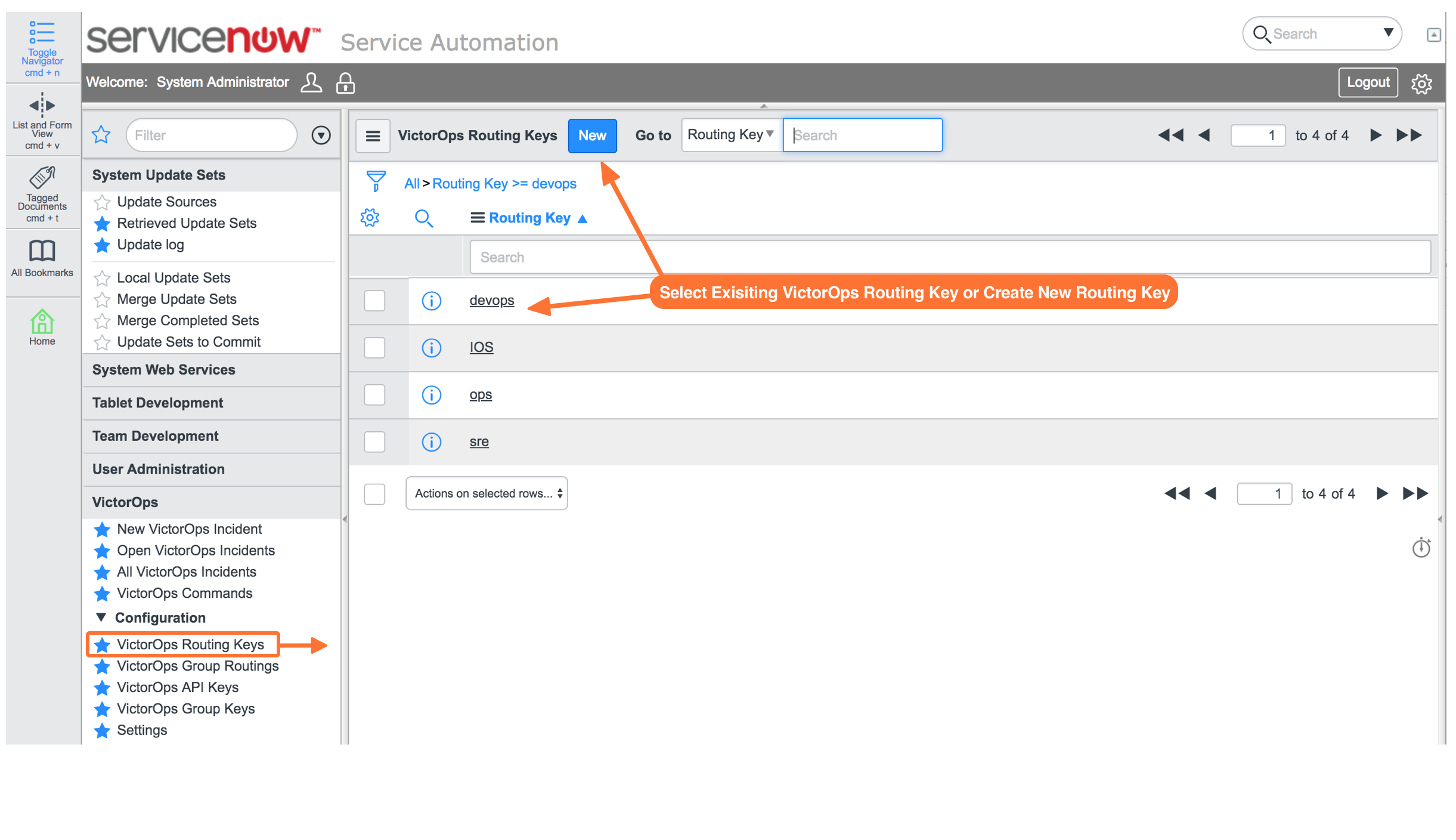 ServiceNow Integration Guide VictorOps Knowledge Base
