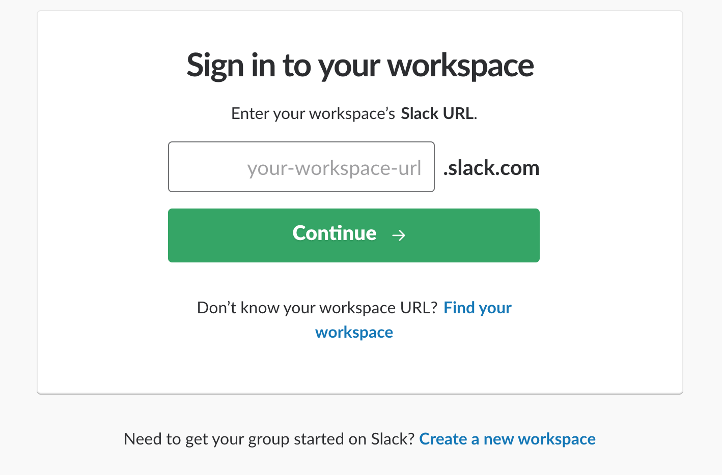 Slack - Sign in to your Workspace 