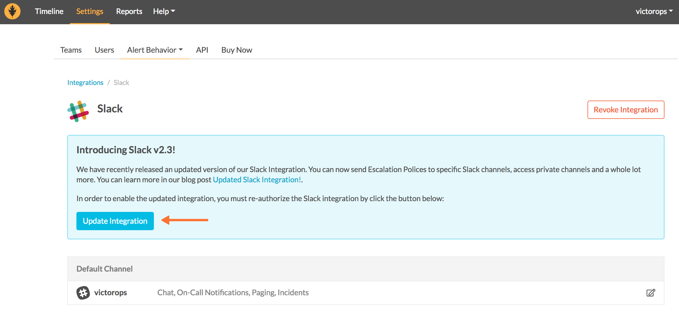 slack channel